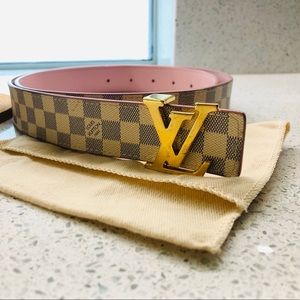 LV INITIALES 30MM REVERSIBLE BELT